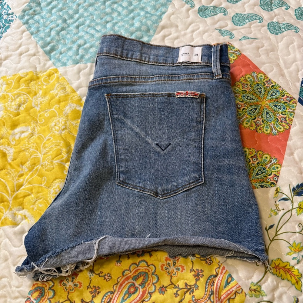 Hudson Women's Amber Blue Jeans shorts